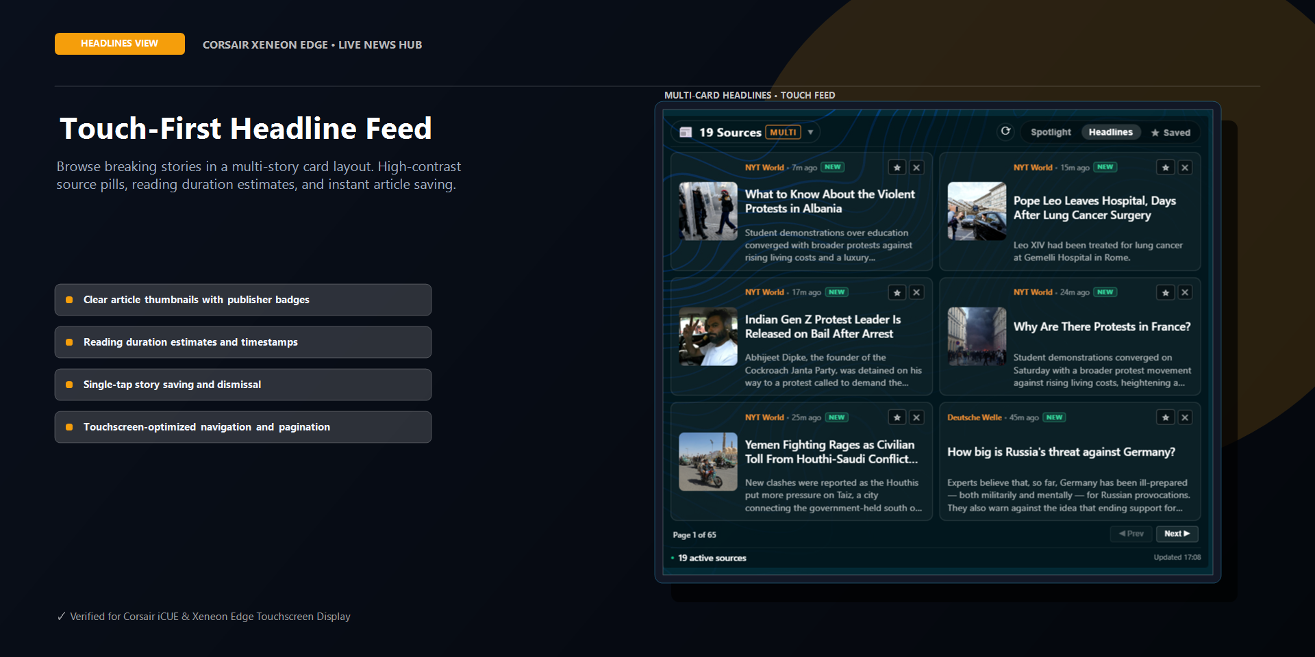 NewsReader screenshot 2
